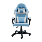 Gaming Chairs: Sarantino Antre Kids Study Gaming Chair in Black and White Office Adjustable Height Chair