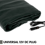 Blankets & Throws: Laura Hill Heated Electric Car Blanket 150x110cm 12v - Black