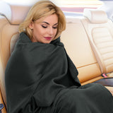 Blankets & Throws: Laura Hill Heated Electric Car Blanket 150x110cm 12v - Black