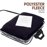 Blankets & Throws: Laura Hill Heated Electric Car Blanket 150x110cm 12v - Blue