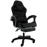 Office & Desk Chairs: Sarantino Cueva Reclining High Back Office Gaming Chair Black Retractable Footrest Computer Seat