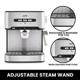 Toasters & Grills: Pronti Toaster, Kettle & Coffee Machine Breakfast Set - Black