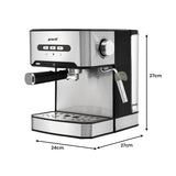 Toasters & Grills: Pronti Toaster, Kettle & Coffee Machine Breakfast Set - Black