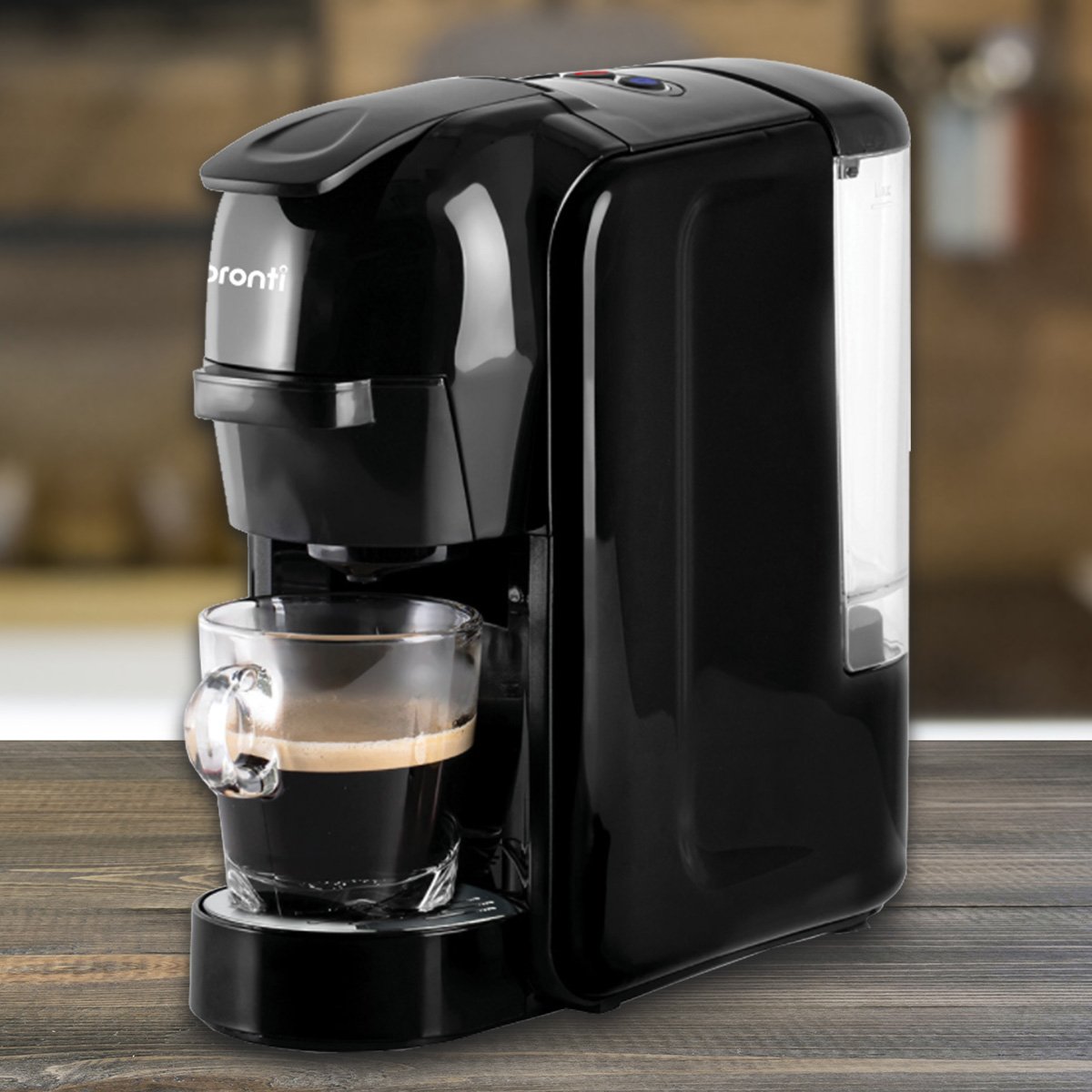 Coffee Machines & Accessories: Pronti HomeMaid 3-in-1 Coffee Machine Multi-Capsule Pods and Ground Coffee Nespresso & Caffitaly Compatible CM-511HM
