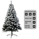 Christmas Trees: Christabelle Snow-Tipped Artificial Christmas Tree 1.8m - 850 Tips