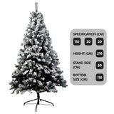 Christmas Trees: Christabelle Snow-Tipped Artificial Christmas Tree 2.1m 1200 Tips