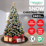 Christmas Trees: Christabelle Snow-Tipped Artificial Christmas Tree 2.4m 1500 Tips