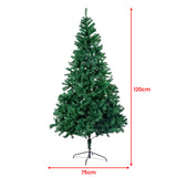 Christmas Trees: Christabelle Christmas Tree Decor 1.2m Xmas Decorations - 300 Tips Green