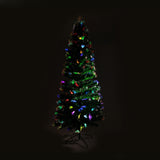 Christmas Trees: Christabelle 1.5m Enchanted Pre Lit Fibre Optic Christmas Tree Stars Xmas Decor