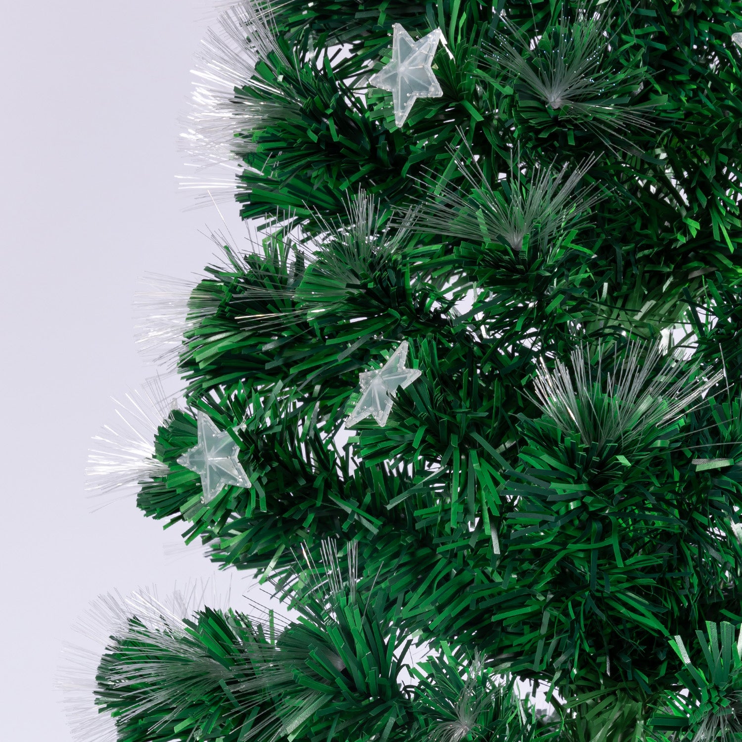 Christmas Trees: Christabelle 2.1m Enchanted Pre Lit Fibre Optic Christmas Tree Xmas Decor