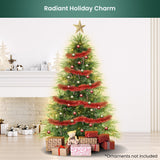 Christmas Trees: Christabelle 1.2m Prelit Everglow Fir Christmas Tree with 150 LED Lights