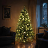 Christmas Trees: Christabelle 1.2m Prelit Everglow Fir Christmas Tree with 150 LED Lights