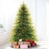 Christmas Trees: Christabelle 1.2m Prelit Everglow Fir Christmas Tree with 150 LED Lights