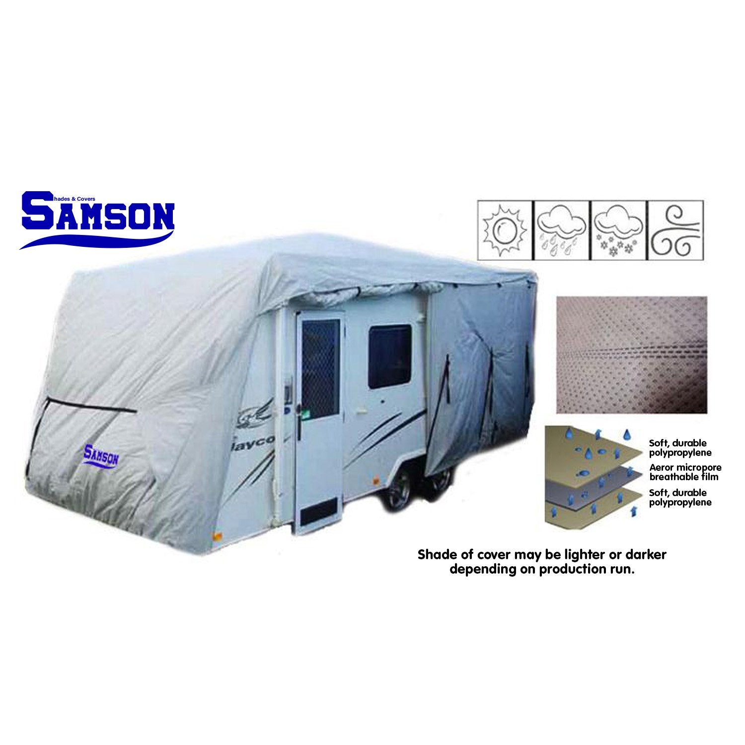 Caravan Accessories: Samson Heavy Duty Caravan Cover 26-29ft