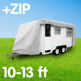 Caravan Accessories: Wallaroo Caravan Cover With Side Zip Campervan 10-13 ft