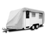 Caravan Accessories: Wallaroo Caravan Cover With Side Zip Campervan 16-19 ft