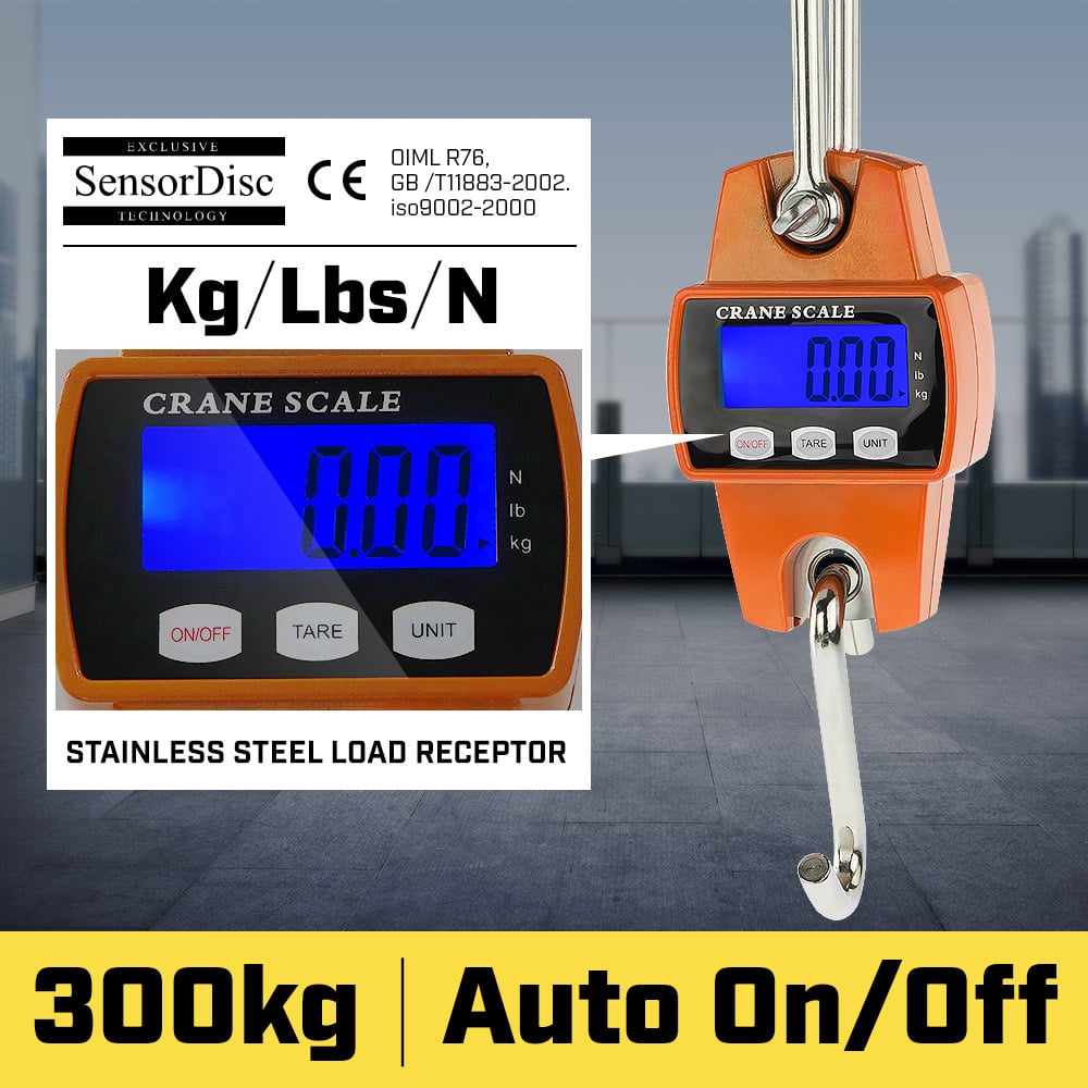 Measuring Tools & Sensors: Kartrite Crane Scales Hanging 300Kg Industrial Electronic