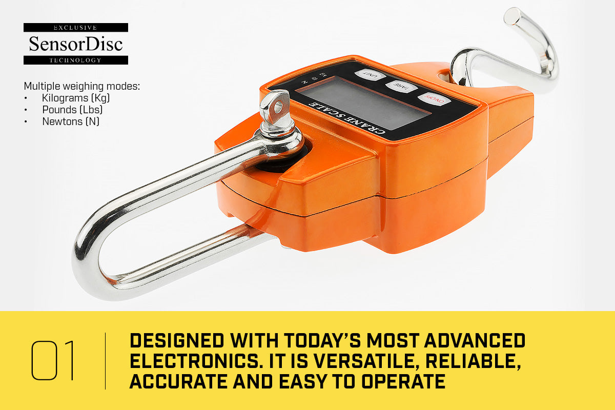 Measuring Tools & Sensors: Kartrite Crane Scales Hanging 300Kg Industrial Electronic