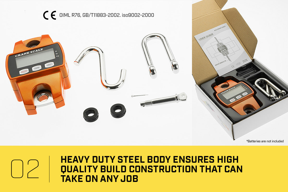 Measuring Tools & Sensors: Kartrite Crane Scales Hanging 300Kg Industrial Electronic