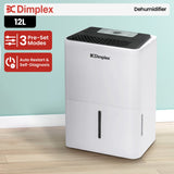 Electric Heaters: Dimplex Portable 12L Dehumidifier in Black and White