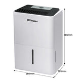 Electric Heaters: Dimplex Portable 12L Dehumidifier in Black and White
