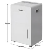 Dimplex 20L Portable Dehumidifier w/ Preset Modes Fan Speeds 4L Water Tank Timer