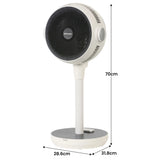Dimplex Heat and Cool Air Circulator Pedestal Fan with LED Display and Timer