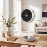 Dimplex Heat and Cool Air Circulator Pedestal Fan with LED Display and Timer