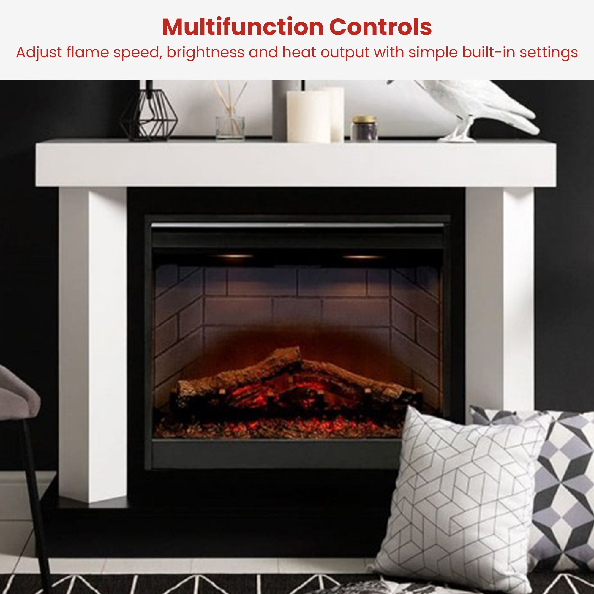 Dimplex Optiflame Electric Firebox Heater - 26-inches