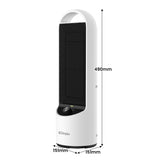 Electric Heaters: Dimplex 2kW Personal DC Ceramic Heater in Black and White