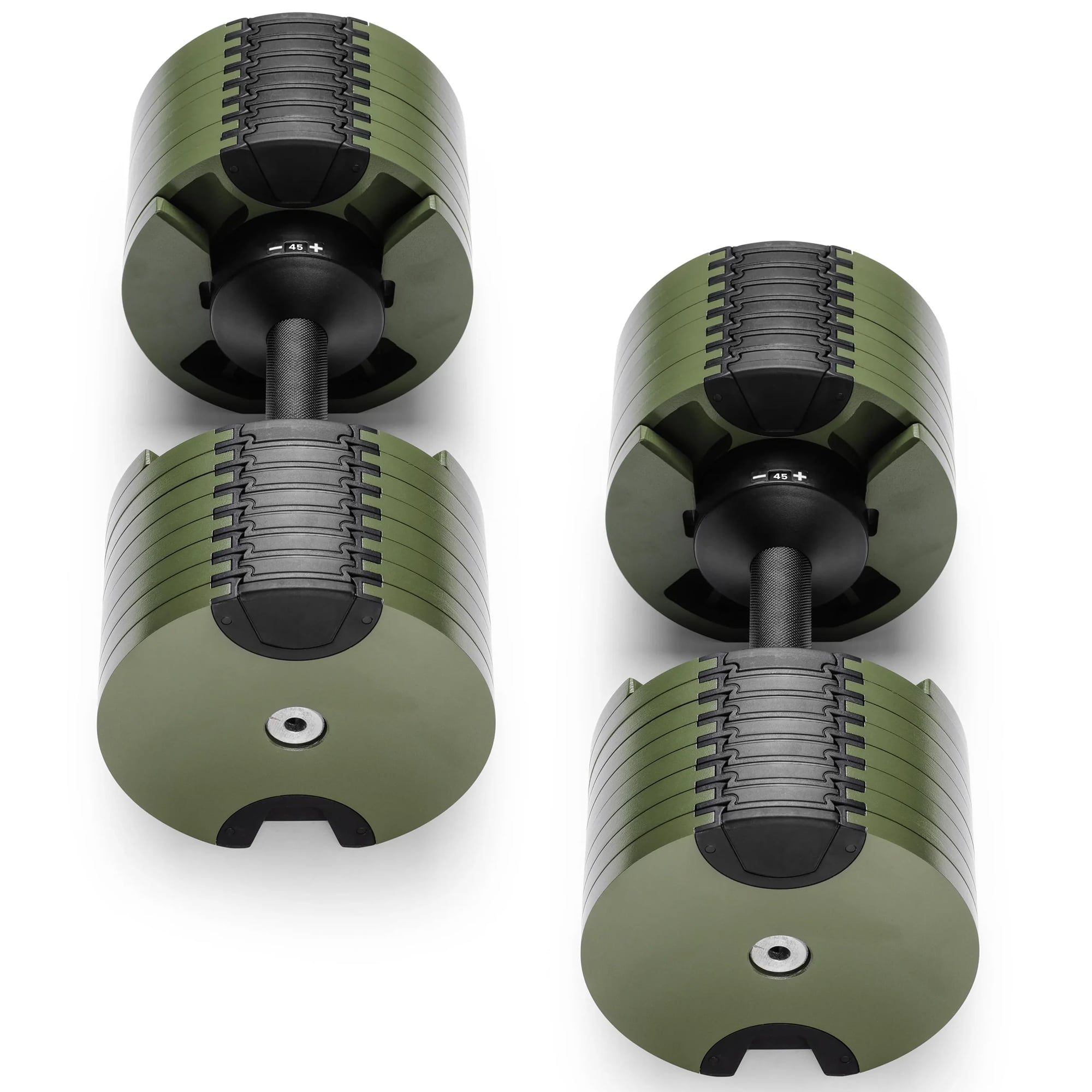 Powertrain Eon Dial-Up 90KG Adjustable Dumbbells Pair - Green
