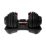 Free Weights: Powertrain 48kg Adjustable Dumbbells 15-in-1 Home Gym Weights  Red