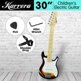 Guitars: Karrera Childrens Electric Guitar Kids - Sunburst