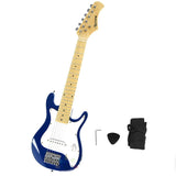 Guitars: Karrera Electric Childrens Kids Guitar - Blue