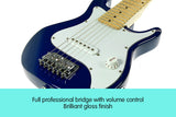 Guitars: Karrera Electric Childrens Kids Guitar - Blue