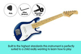 Guitars: Karrera Electric Childrens Kids Guitar - Blue