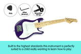 Guitars: Karrera Electric Childrens Guitar Kids - Purple