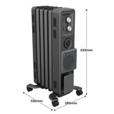 Dimplex Oil Free 1.5kW Column Heater w/ Turbo Fan and Timer in Black