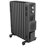 Dimplex Oil Free 2.4kW Column Heater w/ Turbo Fan and Timer in Black