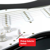 Guitars: Karrera 39in Electric Guitar - Black