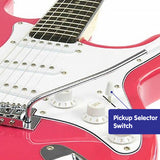 Guitars: Karrera 39in Electric Guitar  - Pink