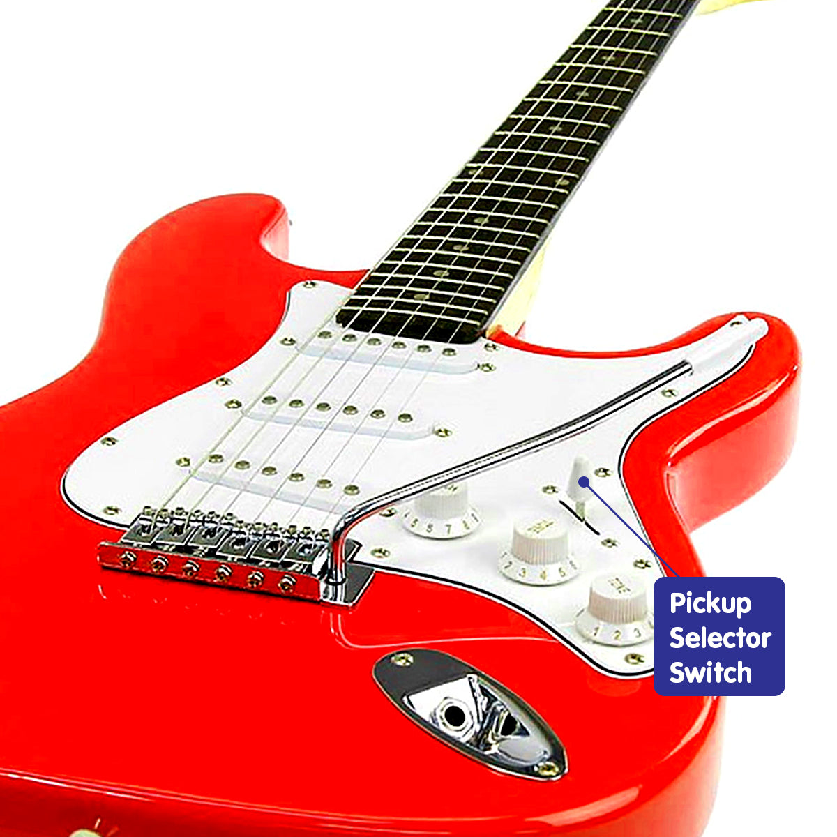Guitars: Karrera 39in Electric Guitar - Red