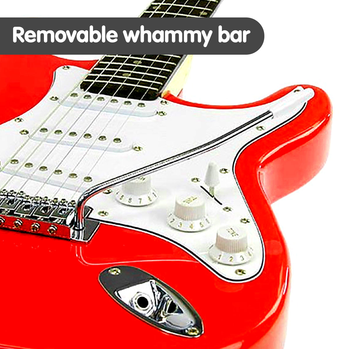 Guitars: Karrera 39in Electric Guitar - Red