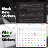 Musical Keyboards: Karrera 61 Keys Electronic LED Keyboard Piano with Stand - Black