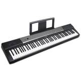 Musical Keyboards: Karrera 88 Keys Electronic Keyboard Piano with Stand Black