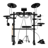 Drums: Karrera TDX-16 Electronic Drum Kit with LCD, Toms, Snares Quiet Mesh Pads & Pedals, Adjustable Stool, Headphones