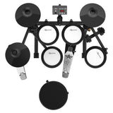 Drums: Karrera TDX-16 Electronic Drum Kit with LCD, Toms, Snares Quiet Mesh Pads & Pedals, Adjustable Stool, Headphones