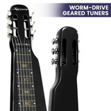 Guitars: Karrera 29in 6-String Lap Steel Hawaiian Guitar - Black