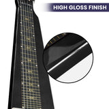 Guitars: Karrera 29in 6-String Lap Steel Hawaiian Guitar - Black