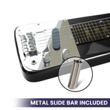 Guitars: Karrera 29in 6-String Lap Steel Hawaiian Guitar - Black